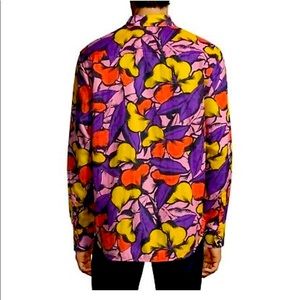 Robert Graham Limited Edition Floral Button Down Men’s XL Cotton Pink Orange